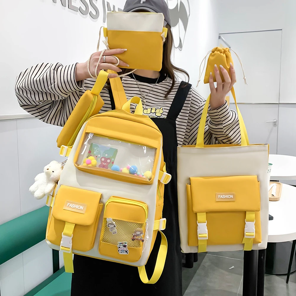 Kawaii Bag Middle School School Kawaii Backpacks Harajuku Backpacks