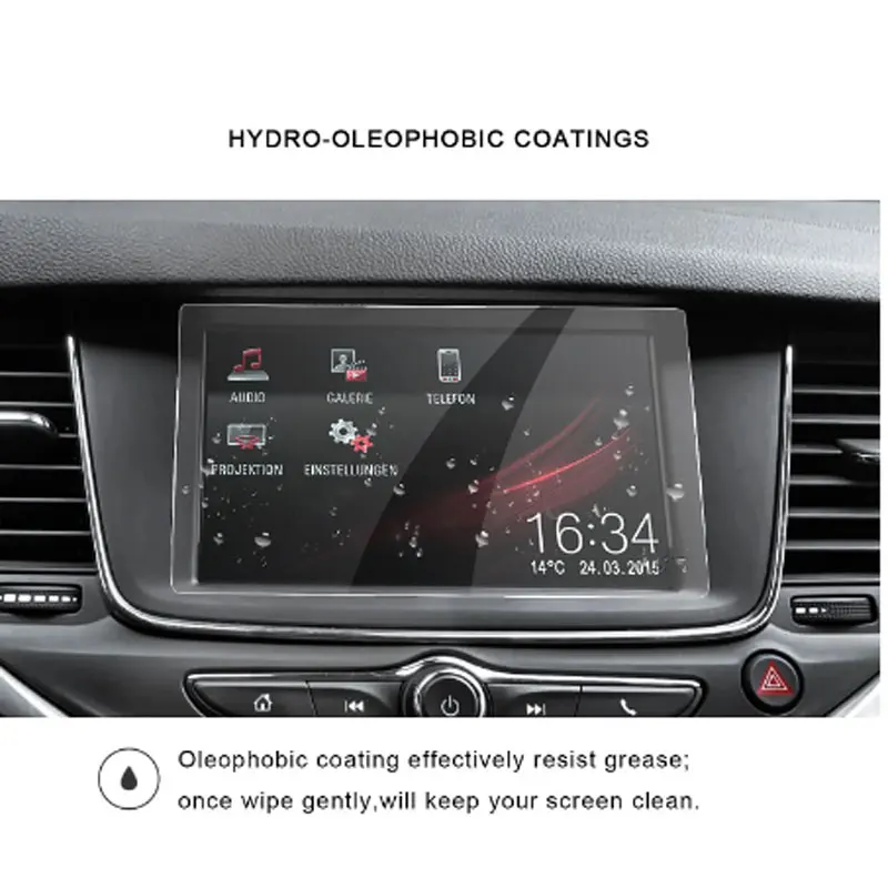 

Car Navigation Touch Screen Protector Auto Interior Accessories Tempered Glass Film For Crossl For Crossland X2017 2018 7 Inch