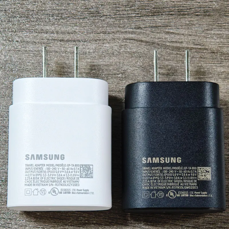 For Samsung A17 A16 A26 A36 A56 A55 A35 25w US Plug Charger Super Fast Charge Adapter For Galaxy S25 S24 S23 S22 S21 S20 FE A73