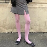 Jolis collants roses pour femmes élégantes, Lingerie chaude en velours, chaussettes classiques pour filles, bas de corps Sexy, vêtements de Date 2