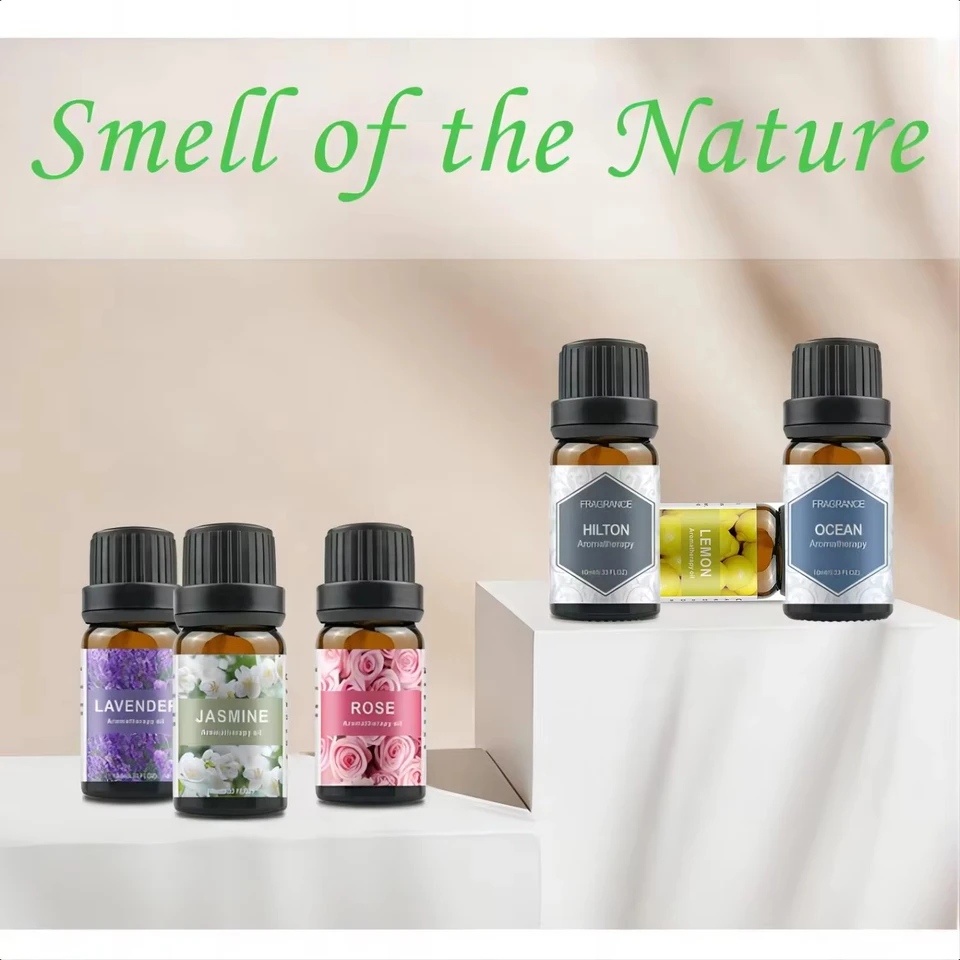 500ML Aromatherapy Oil Diffuser with Essential Oil Set