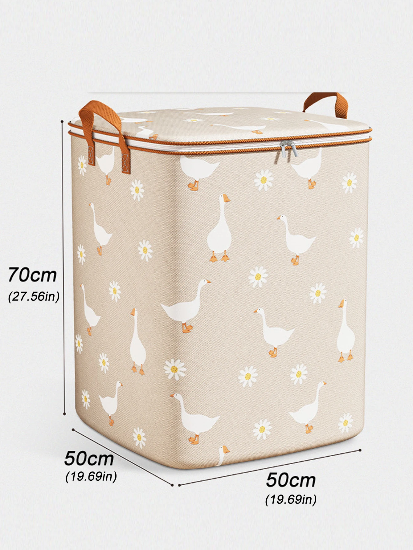 Quilt Organizer Storage Bag With Handle Portable Foldable Quilt Bag Wardrobe Clothes Storage Dustproof Organizer Large Capacity 4