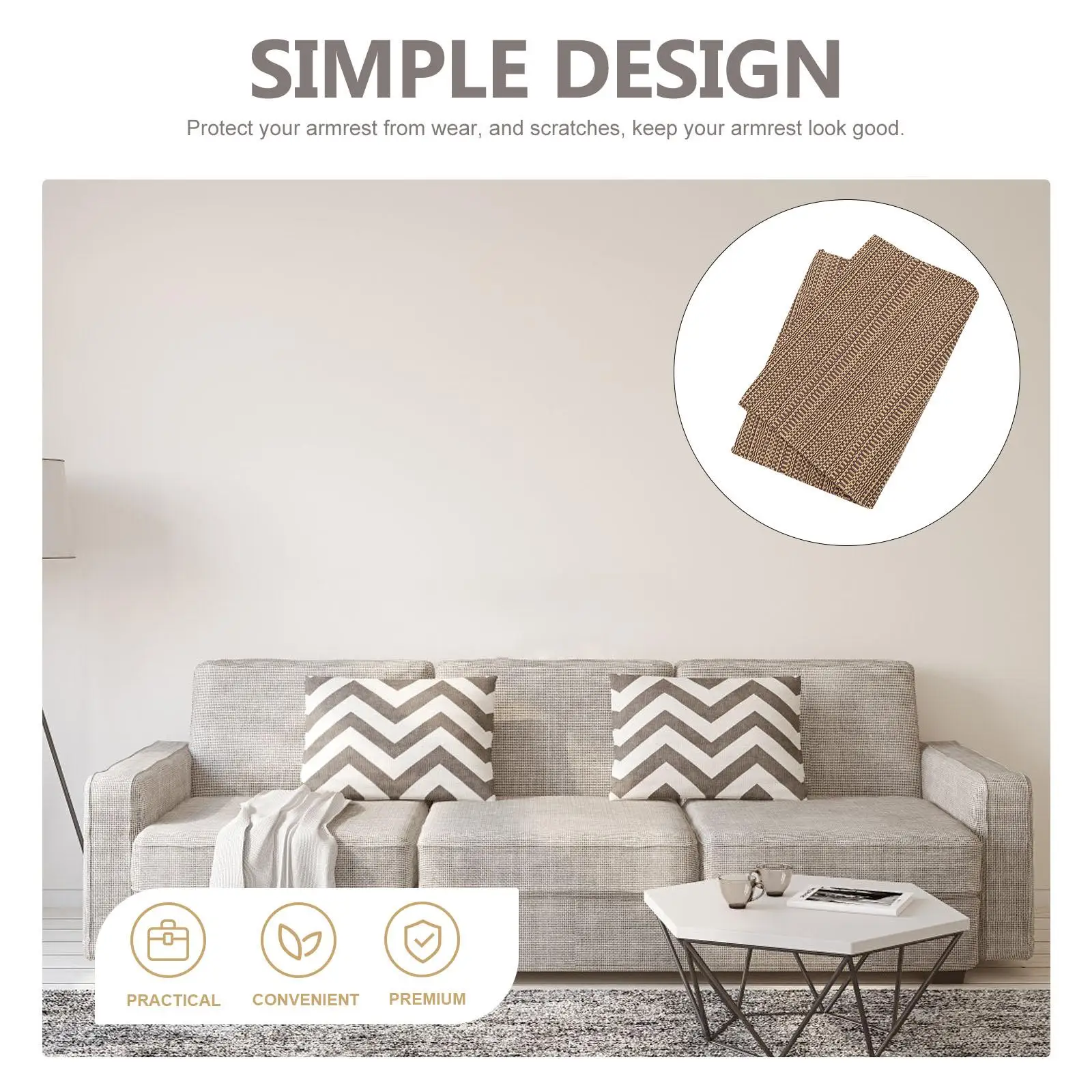 Thickened Sofa Armrest Cover Non-slip Sofa Armrest Cover Sofa Armrest Cushion 6