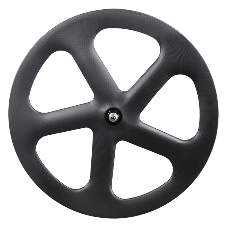 

700C carbon 5 spoke bicycle wheel for track bike