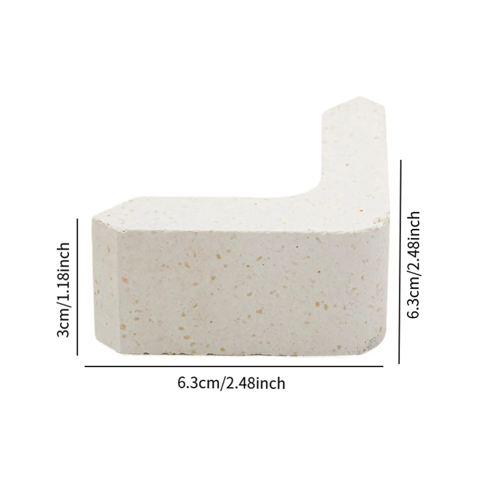 8 Pieces Kiln Shelf Supports Pottery Kiln Firing Tools L Shaped High Temperature Resistant Kiln Accessories Kiln Shelf Stilts