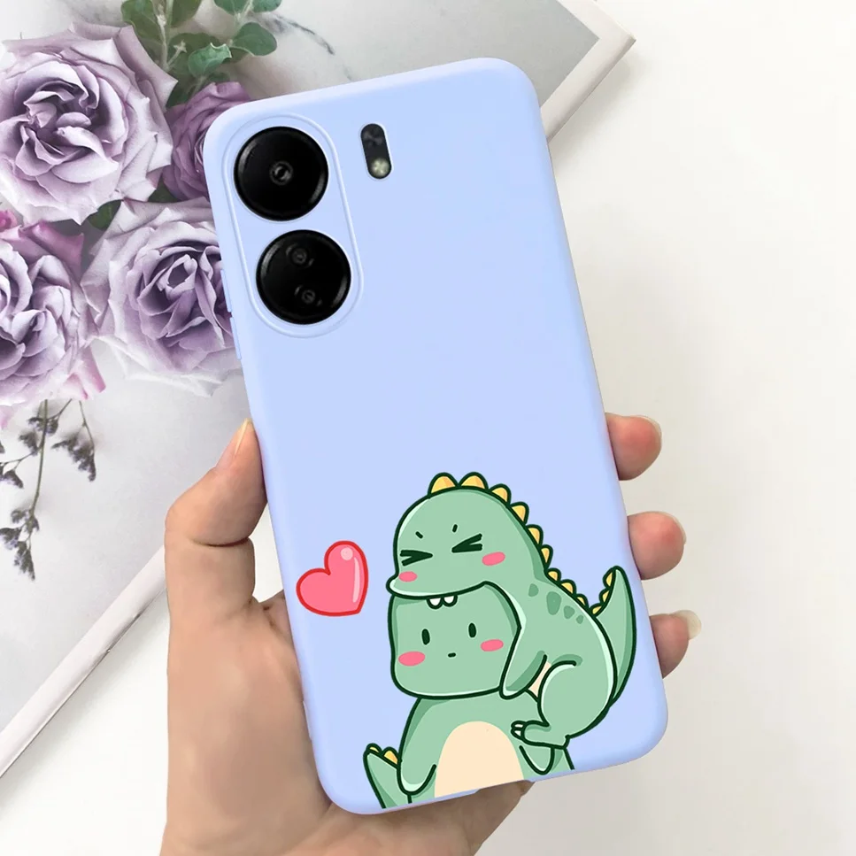 For Xiaomi POCO C65 Case Cute Cartoon Cat Painted TPU Silicone Back Cover For Xioami POCO C65 POCOC65 C 65 6.74 Phone Case Funda