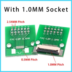 Versatile FPC/FFC Adapter Board with Soldered Connectors - Multiple Pin Options Available - 34P (FPC 1.0 - 2.54MM)
