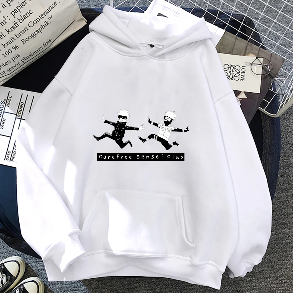

Jujutsu Kaisen Anime Hoodie Women Gojo Satoru Print 2021 Spring Aesthetic Sweatshirt Harajuku Streetwear Tops Dropshipping