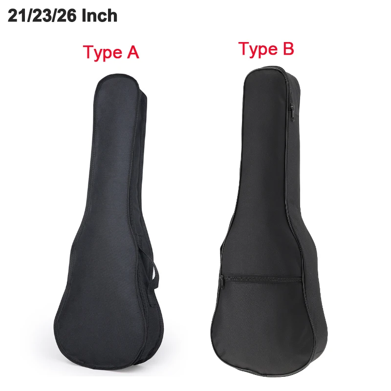 Portable Waterproof Soft Ukulele Backpack Case with Single Shoulder Strap