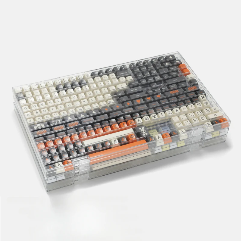 Echome-pbt Keycap Storage Case Custom Personalizado pc Decoração Desktop Acessórios Teclado