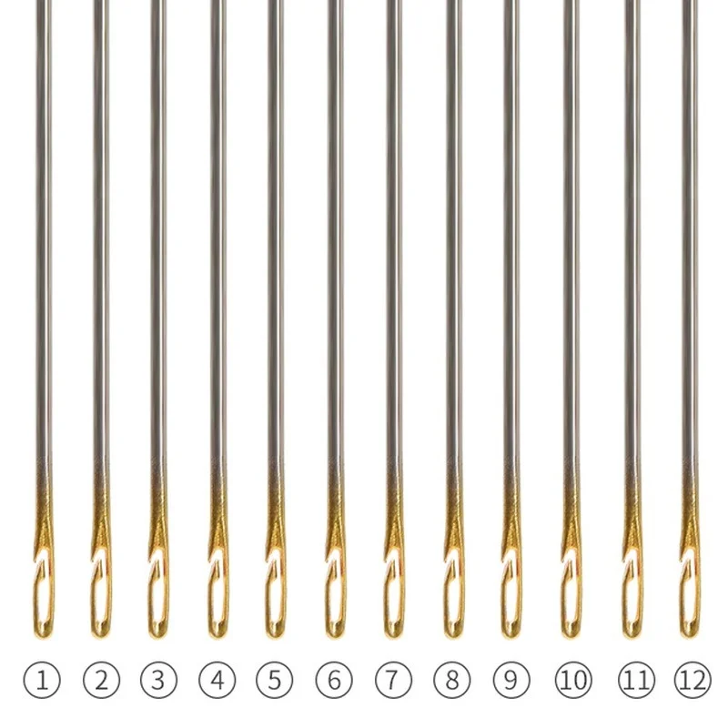 30pc Self-Threading Needles With Case 3