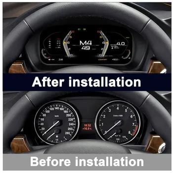 Panel de Instrumentos Digital de 10 Pulgadas para BMW Serie 3 E90 E91 E92 E93 2005-2012, Velocímetro, Odómetro, Tablero de Instrumentos, Plug and Play 1
