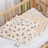 Newborn-Pillow Pad Cotton Bean Velvet Cartoon Pattern Flat Pillow Baby Anti Vomiting Pad Four Seasons Cotton Breathable Pillows 4