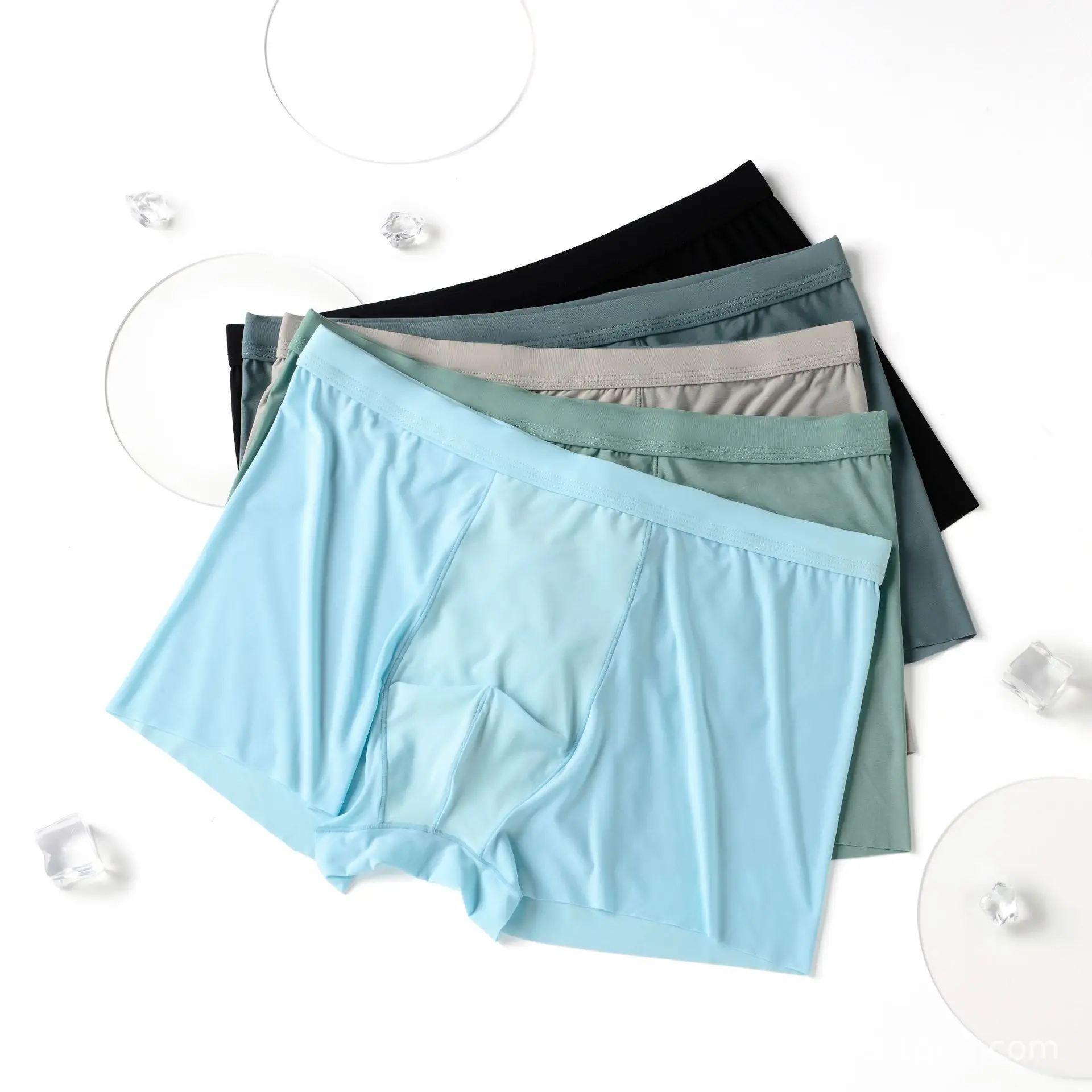 ASJAR Men's Briefs Boxers | Ice Silk Briefs Men | Breathable Seamless Men's  Underwear | Multi-Color | Pack of 3