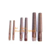 Alloy Tool Stee Hand Reamer,Mohs Reamer MT1/MT2/MT3/MT4 International Standards,Finishing,Roughing,Mechanical Lathe 2 Pcs 6
