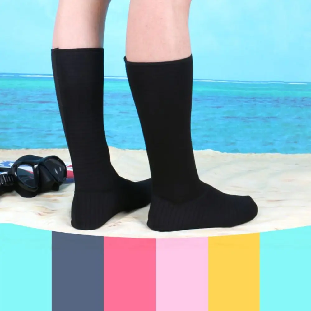 Swimming Accessories Non-slip Diving Socks Long Tube Adult Diving Surfing Boots Black 35-44 Swimming Socks Dinghy