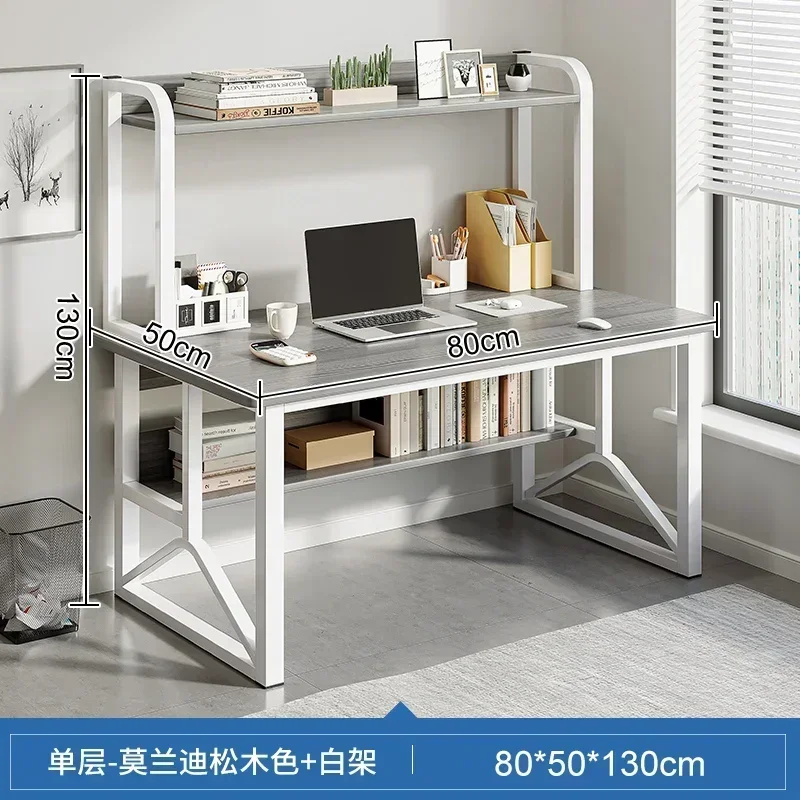 Mesas de computador francesas para casa, mesa de jogos, mesa simples para leitura, móveis de escritório, mesa de estudo para estudantes com estante