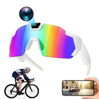 NUOVI occhiali video HD Action Camera Occhiali da sole Occhiali intelligenti Occhiali sportivi Bicicletta da esterno Registratore per conducente di motociclette Cam da passeggio
