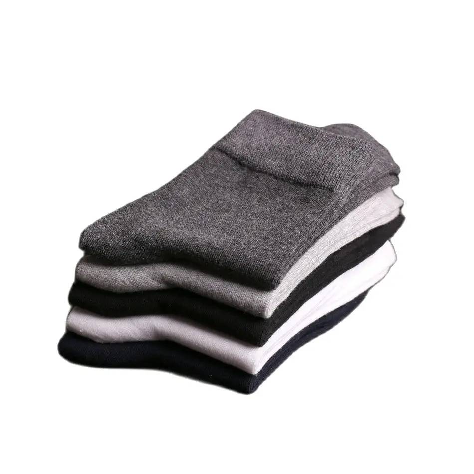 

5 Pair High Quality Men's Cotton Socks New Style Black Business Men Socks Soft Breathable Summer Spring For Male Socks