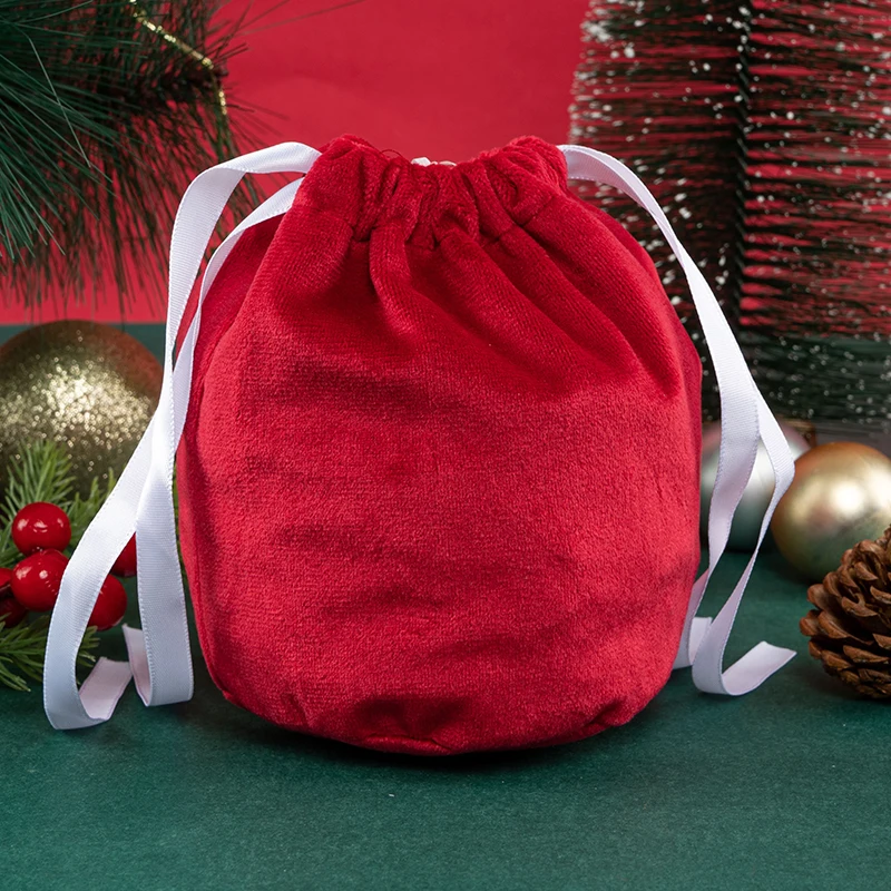 Cadeau de Noël Sac de flanelle De Réveillon de Noël Sac de