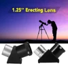 Astronomical Telescope Mirror Erecting 1.25IN 45 / 90 Degrees Zenith Diagonal Adapter Positive Optic Eyepiece Accessories 2