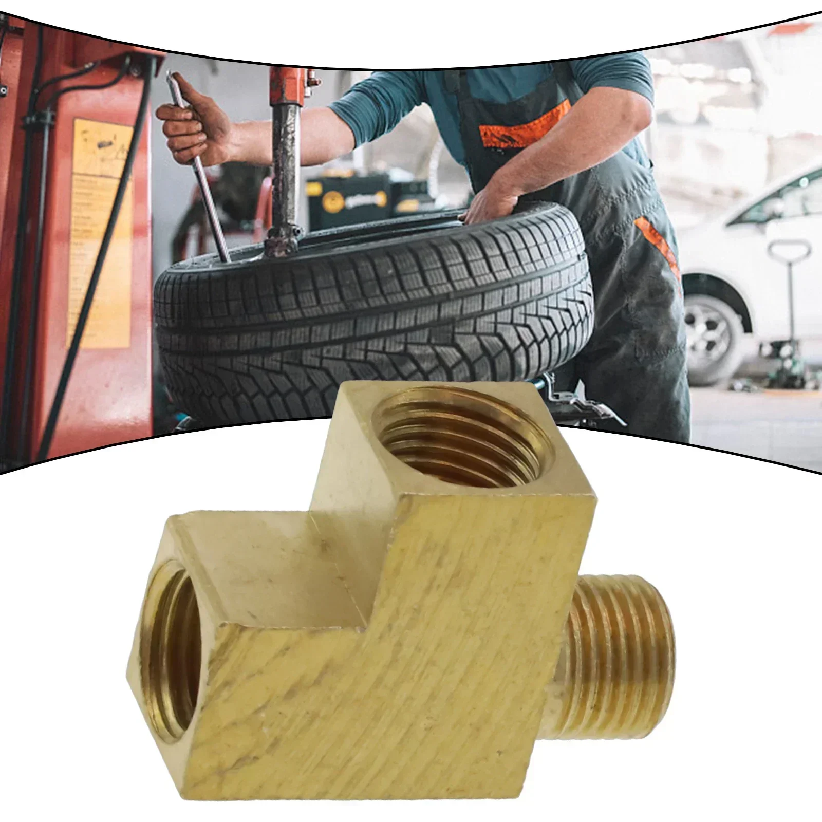 T Distributor Angle Adapter 1pc Brass T-Distributor M10x1 Angle Adapter For Oil Pressure Sensor Connection Automobiles Parts