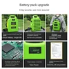 Durable Brushless Hedge Trimmer with Lithium Battery and Curved Blade for Tea Tree Pruning 3