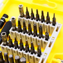 Pequenas ferramentas de desmontagem e montagem para computadores portáteis, 60 em 1, manutenção profissional de telefones celulares e pequena casa