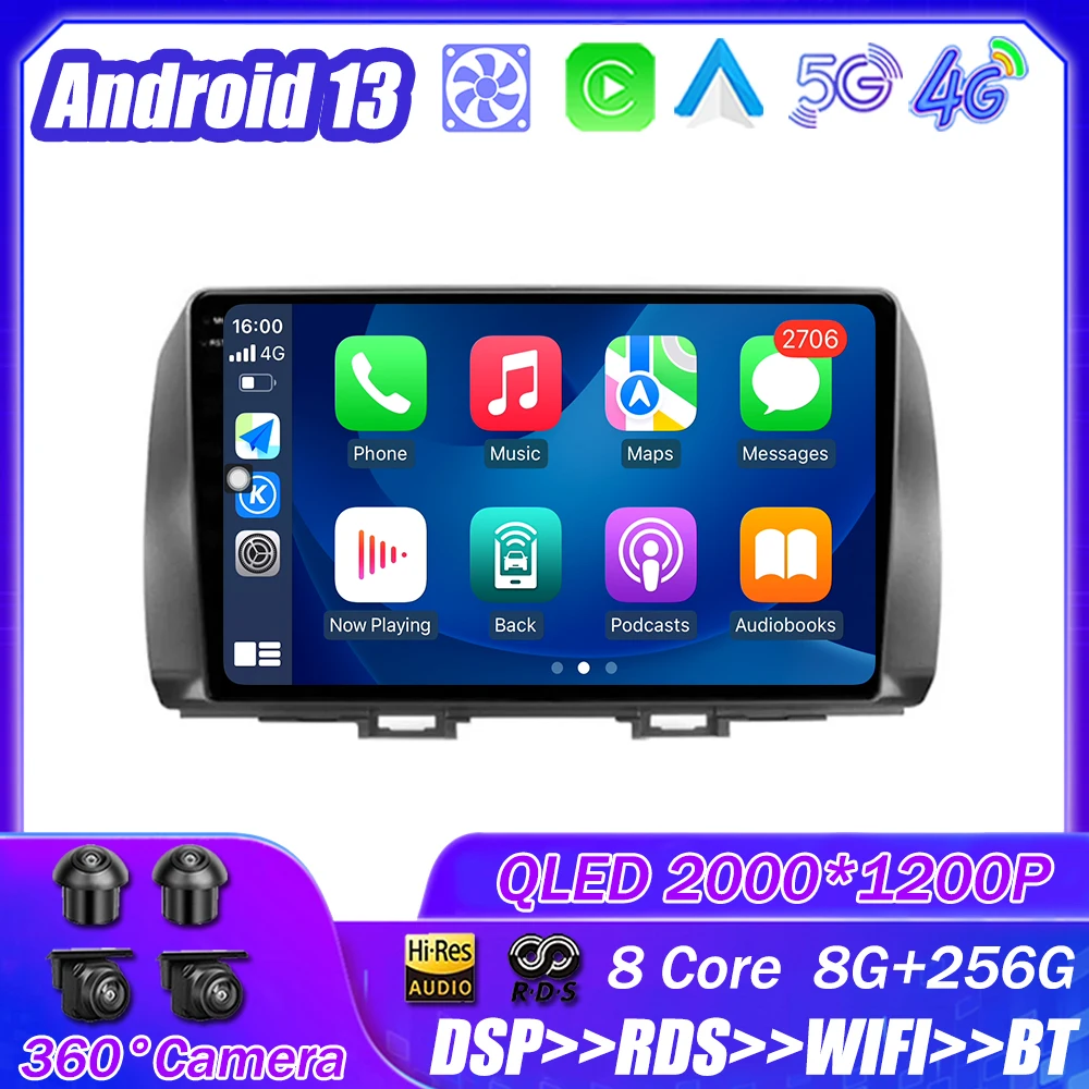 

Android 13 для Toyota bB 2 QNC20 2005 - 2016 автомобильное радио, мультимедийный плеер, навигация, стерео, GPS, автомобильное головное устройство No 2 Din