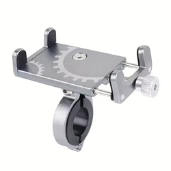 Enhanced Product Title:  
Universal Antislip Metal Bike Phone Holder with Handlebar Mount (Silver)