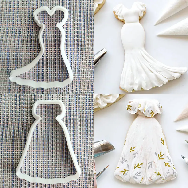 bridesmaid dress cookie cutter Dress Cookie Cutter, Wedding Cookie Cutter – Cookie Cutter Studio