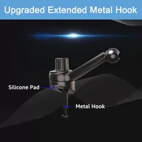 Universal Car Air Vent Clip Mount 17mm Ball Head Base Spiral Hook for Car Air Outlet Mobile Phone Holder for GPS Stand - Image 2