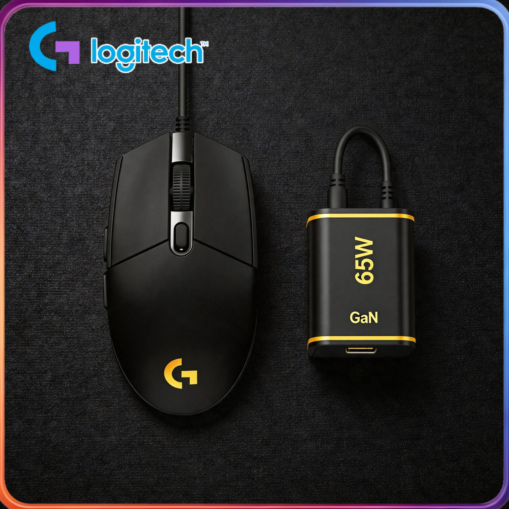 로지텍 G102/G203 RGB 백라이트, 6개의 사용자 지정 가능 키, 노트북 및..