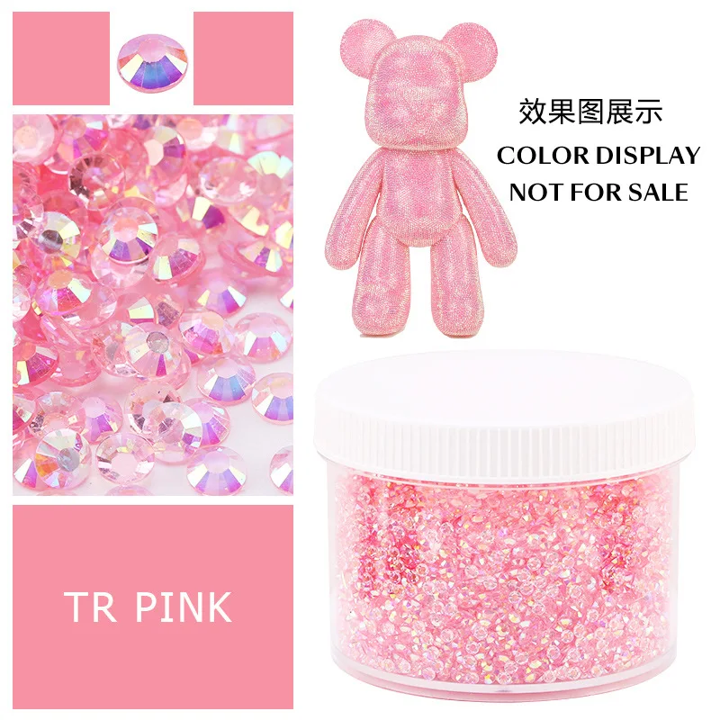 Large Box of Assorted Jelly AB Resin Non-Hot Fix Flat Back Rhinestones