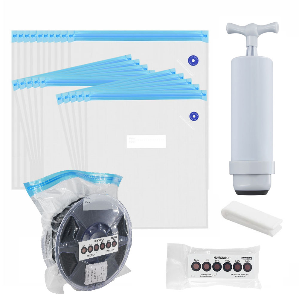 3D Printer Filament Storage Bag PLA Filament Vacuum Bag Dryer Safekeep Humidity Resistant Sealing Bags Keep Filament Dry Sealed
