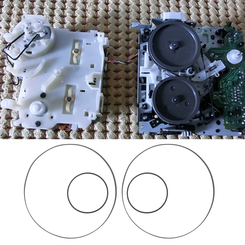 Cassette Decks Repair Belts Compatible with SonyTC-WR80ES TC-WR87ES TC-WR535 TC-WR520 TC-WR565 4 Pack Rubber Drive Belt rubber belt