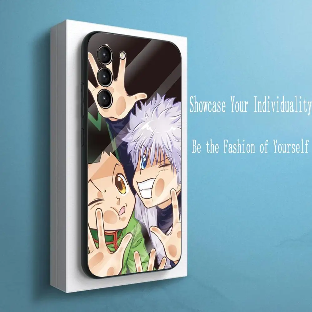 Vibrant Anime Art Black Phone Case - Hunters X Edition