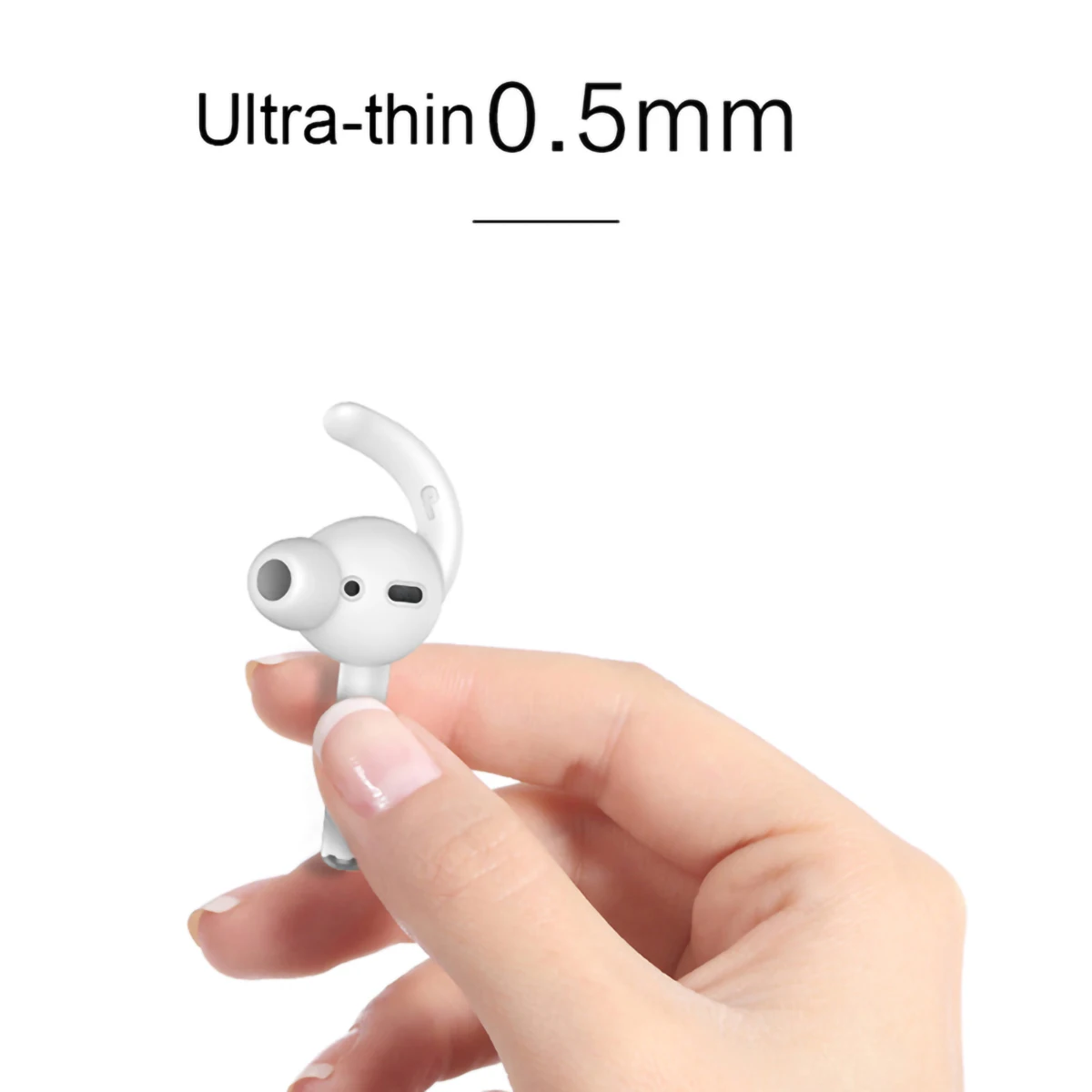 Anti-drop Silicone Ear Tips for Apple Airpods 1/2 Eartips for JBL T225TWS Earbuds for FreeBuds4 TWS Sports Tips Earhook