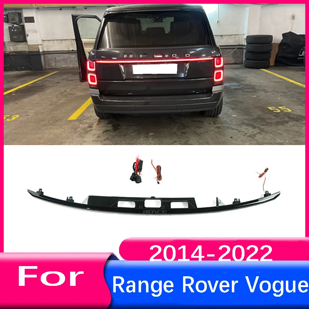 

For Land Rover Range Rover Vogue 2014 2015 2016 2017-2022 Car Trunk Trim Strip Upgrade Conversion LED Rear Through Taillight