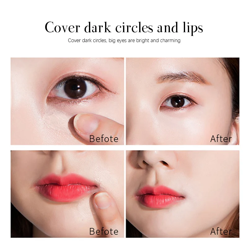 12 Colors Makeup Concealer High Coverage Cover Anti Dark Circle Freckle Long-lasting Waterproof Foundation Cosmetics sponge head concealer,liquid concealer,makeup concealer,waterproof concealer,face concealer,concealer palette,concealer foundation cream