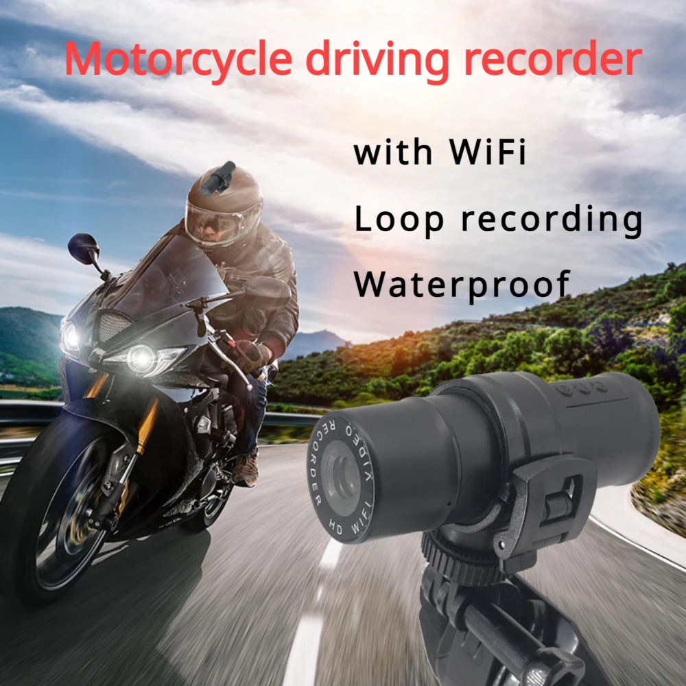 

Cam for Cars Video Recorder HD Dashcam Camcorder Mini Recorder Waterproof Drive With WiFi Car Automatic Loop Recording DVR 1080p