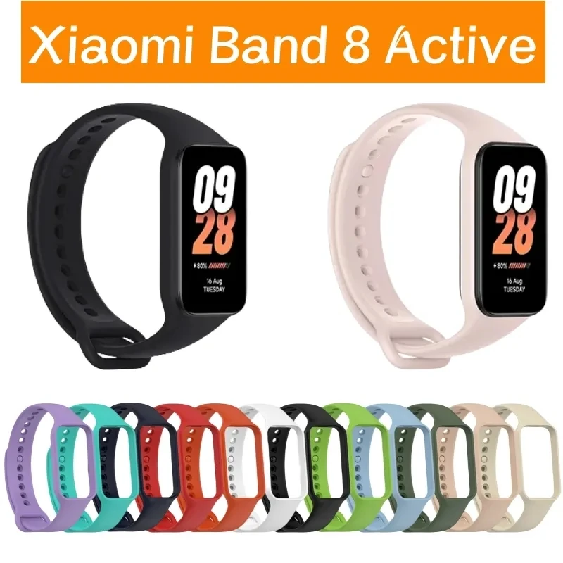 Bracelet silicone Xiaomi Smart Band 8 (bleu foncé) 