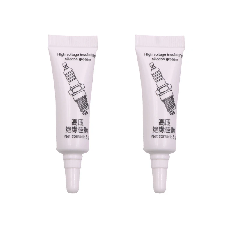 Car Spark Plug Insulation Grease 10pcs Automobile High Voltage Insulation Spark Plug Insulating Silicone Grease Car Accessories car lubricant silicone grease lubricant grease lubricant