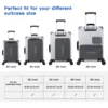 Luggage storage bag hanging packing cube, upgraded nylon fabric portable storage bag 16*10*21 inches, business travel essentials 5