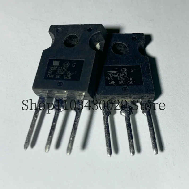 

10Pcs New and Original STW70N60DM2 70N60DM2 TO-247 66A 600V MOSFET Transistor