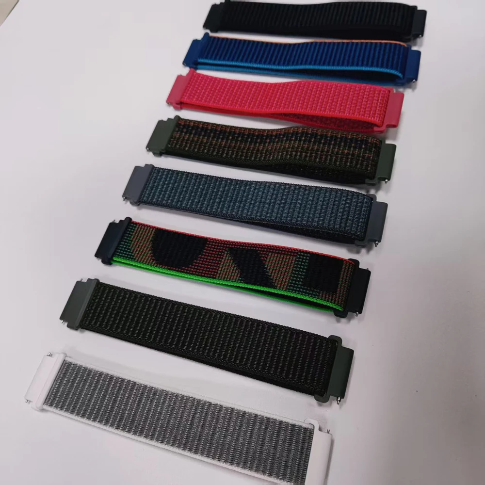 Breathable Nylon Loop Strap, 20mm/22mm, Universal Fit Bracelet