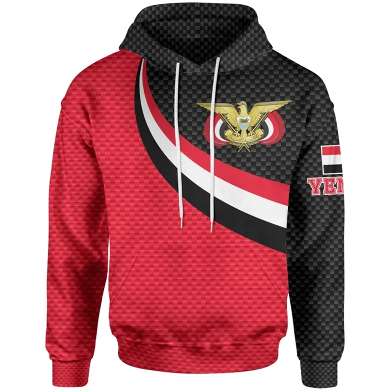 thumbnail image 1 of Sudadera con capucha con estampado 3D de la bandera del mapa de Yemen para hombre, ropa con gráficos de veteranos hutíes, chándal con emblema nacional, sudadera con capucha para hombre, 1 of 5