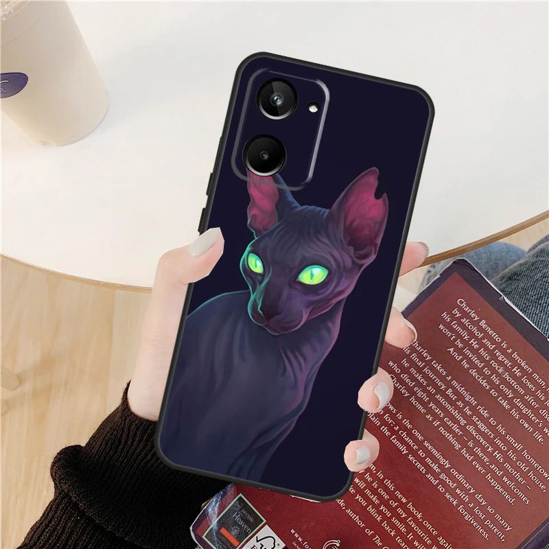 Sphynx Cat Design Protective Phone Case