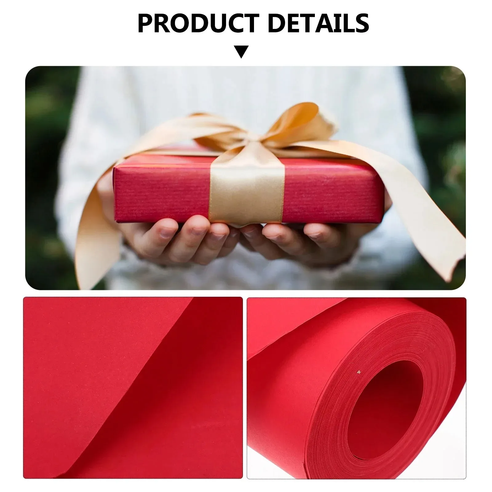 Eco-Friendly Red Kraft Packaging Paper for Shipping and Cushioning