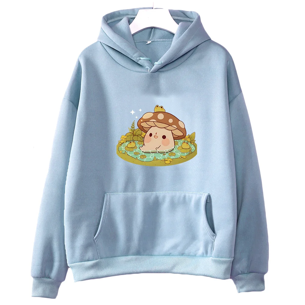 

Mushroom Cute Sweatwear Cartoon Graphic Hoodie Comic/Manga Hoody Autumn Winter Fleece Sweatshirts Women/men Oversized Clothes